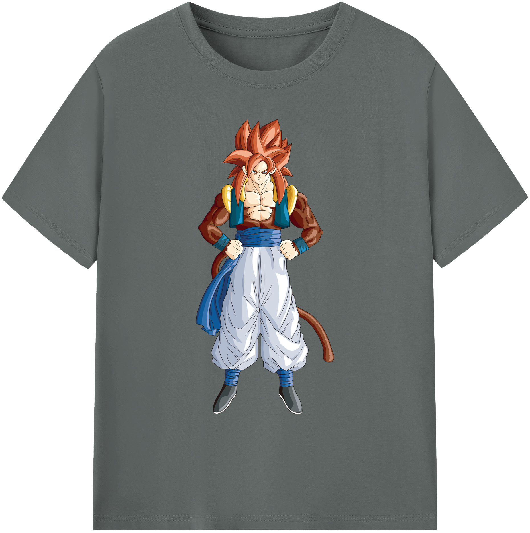 （画像用） ドラゴンボール 孫悟空（そん ごくう）Son Goku カカロット DRAGON BALL Kakarotto 綿100％ メンズ半袖Tシャツ｜肌触りやわらか＆通気性